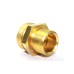 Brass Reducing Nipple Hex Adapter Male Connector Compression Fittings.